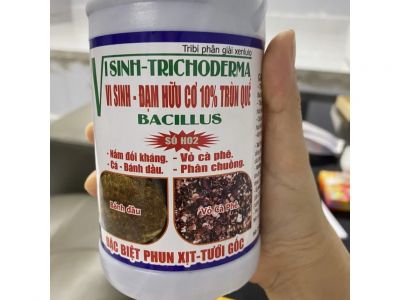 Nấm trichoderma bacillus 10% đạm trùn quế chai 500ml